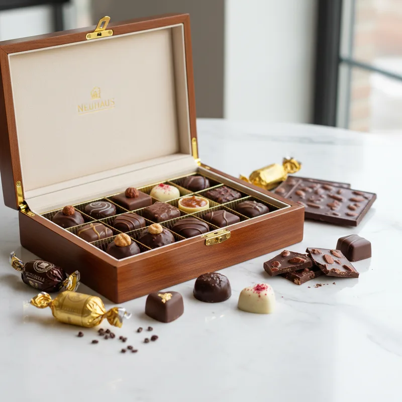 Les meilleures marques de chocolat belge : Neuhaus, Leonidas, Marcolini